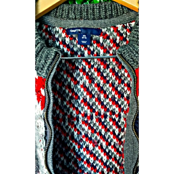 4. 2/$20 Gap Childs sweater - Picture 3 of 5
